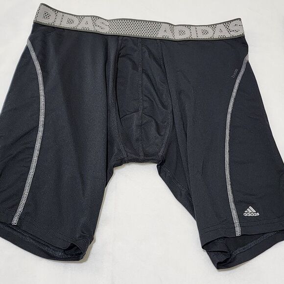 Men's Adidas Climacool Long Leg Compression Boxer Briefs Set of 2 Size Large NEW - Picture 3 of 6